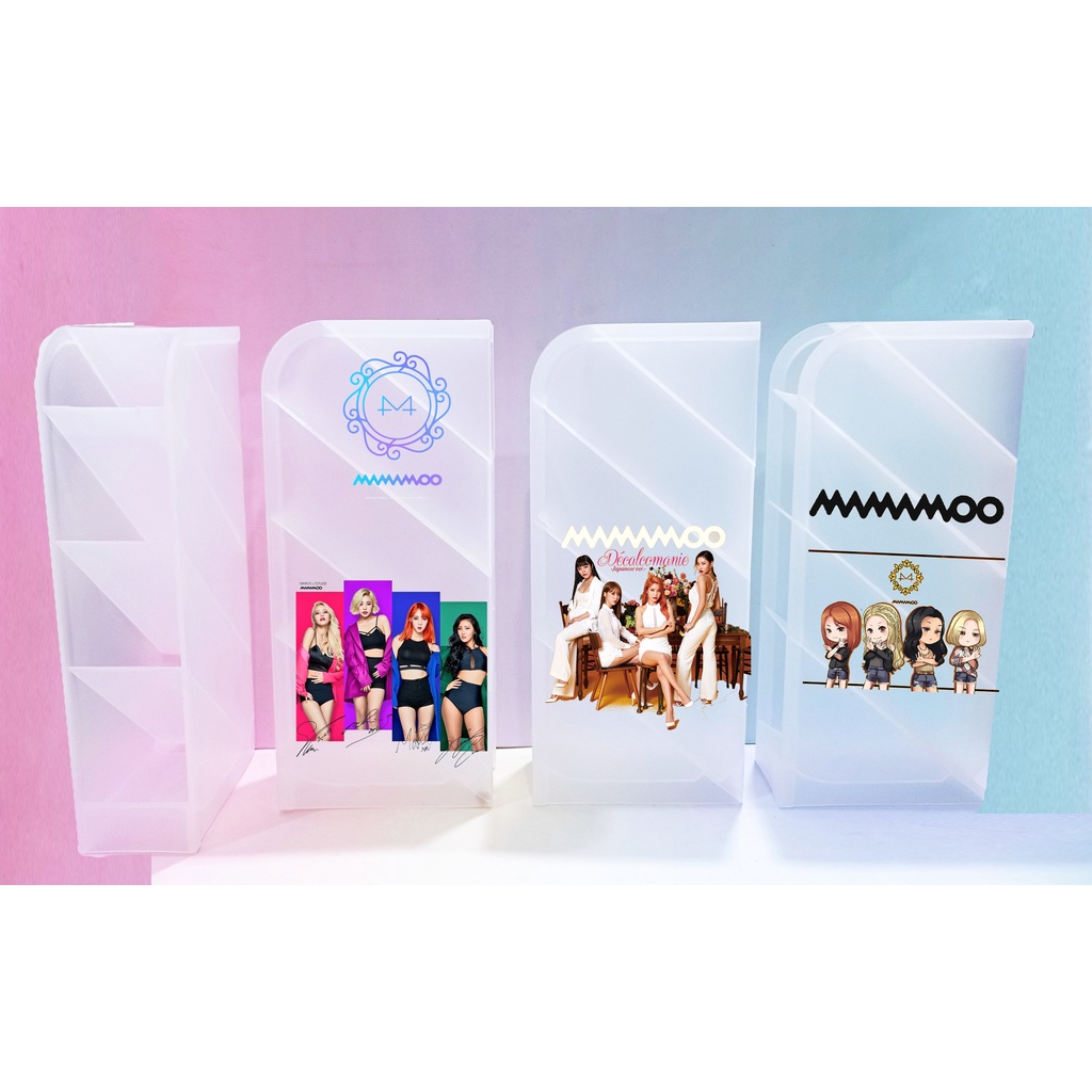 Ống cắm bút GOT7 MAMAMOO ITZY RED VELVET 4 tầng CB4I43 hộp cắm đồ trang điểm cute dễ thương hoạt hình idol kpop