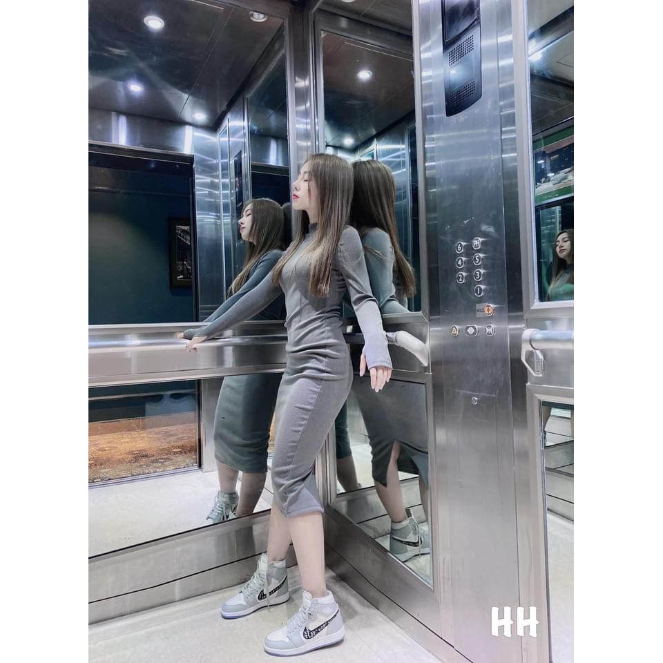 Váy Body Len Tăm Dáng Dài Thời Trang Nữ | BigBuy360 - bigbuy360.vn