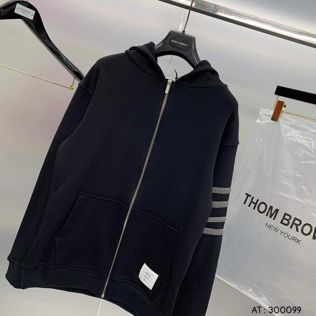 Hoodie Thorm Khóa Kéo Nam Nữ Trẻ Phong Cách Trung (Hàng Sẵn)