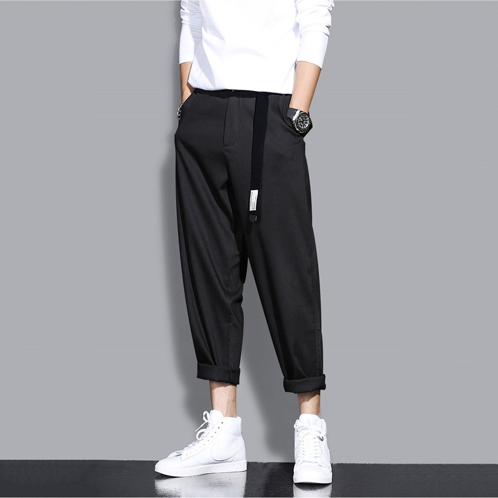 Quần Baggy Nam Kiểu Quần Tây Âu Chinos Trơn SEPTEMBERGIRL1989 JOGGER NAM 9000066C