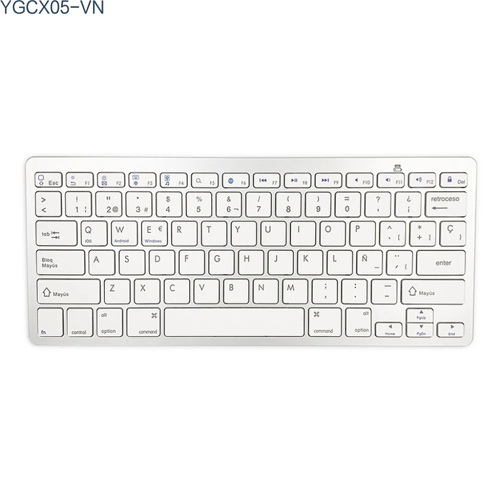 Bàn Phím Không Dây 78 Phím Bt 3.0 Siêu Mỏng Hỗ Trợ Windows / Ios / Android Điện Thoại | BigBuy360 - bigbuy360.vn