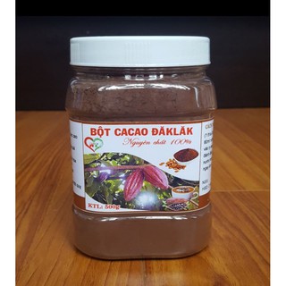 [LOẠI 1] Hũ ~500G bột ca cao nguyên chất Đắk Lắc. Có giấy kiểm định chất lượng. Date luôn mới.