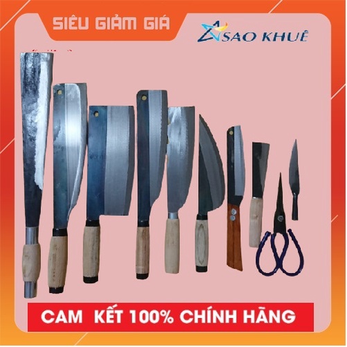 Sk002 [ Được Xem Hàng ] Bộ Dao Nhà Bếp 10 Món Tiến Lộc Cao Cấp