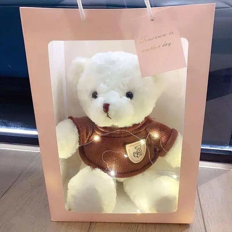 Gấu Teddy nhồi bông thiết kế dễ thương dùng làm quà tặng sinh nhật dành cho bạn gái