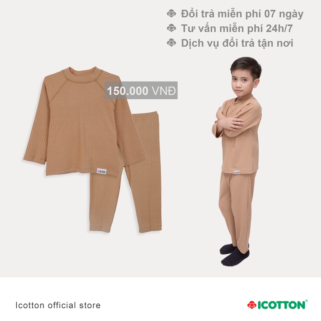 Bộ ngủ cho bé từ 1 đến 10 tuổi màu Hồng