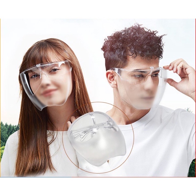 HOẢ TỐC KÍNH CHỐNG DỊCH NHÁM MẶT NẠ PHÒNG DỊCH CAO CẤP  nửa nhám chống giọt bắn tuyệt đối SIÊU BỀN