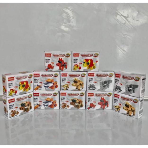 Lego xếp hình thông minh nhiều hình hơn 30 chi tiết