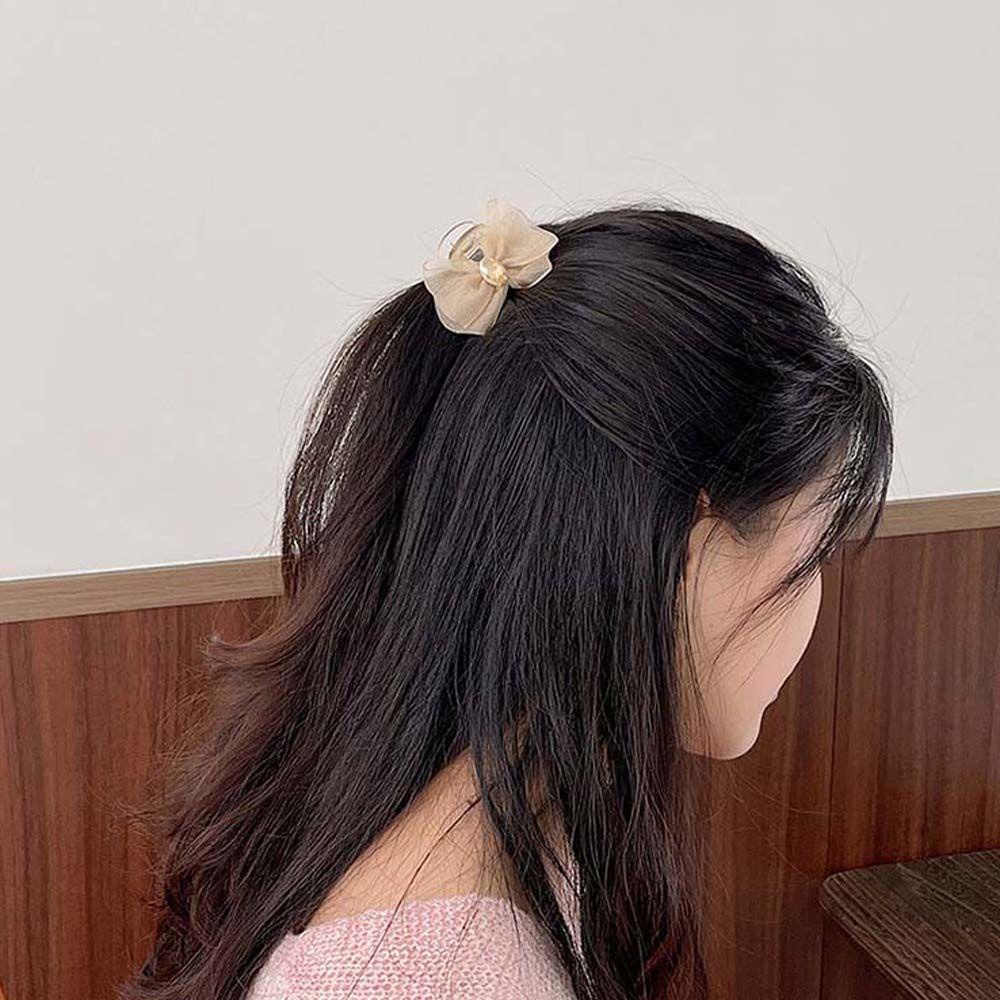 Kẹp Tóc Càng Cua Đính Nơ Kiểu Công Chúa Dễ Thương Cho Bé Gái|Kẹp TóC HìNh Thỏ / GấU Dễ Thương Cho Nữ