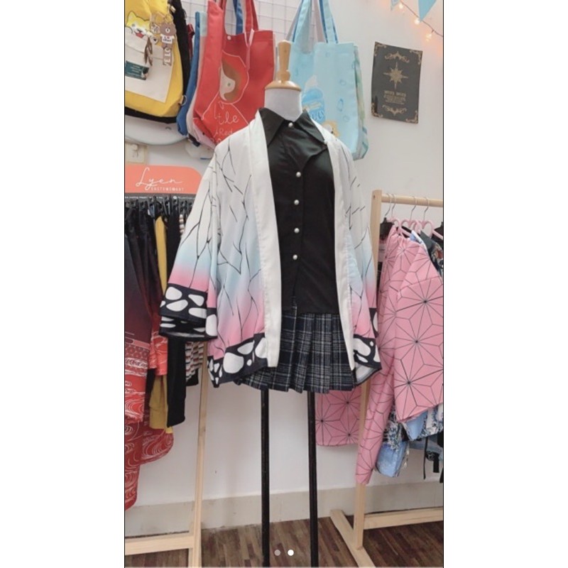 Áo haori cosplay shinobu kocho (có quà tặng )