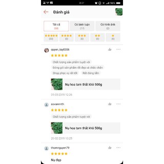 Nụ hoa tam thất khô 499g