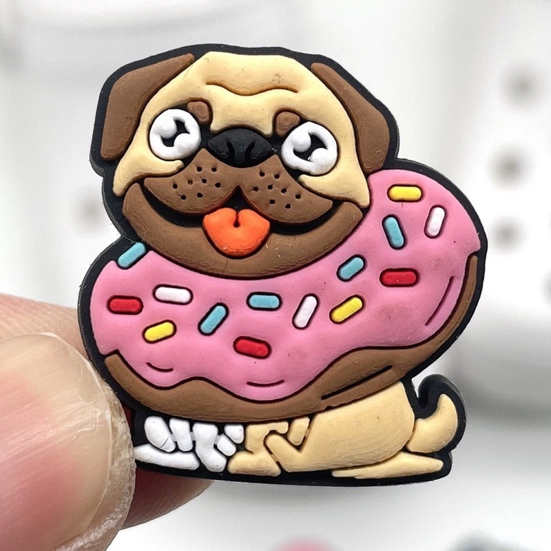 Phụ Kiện Khóa Trang Trí Giày Hình Phi Hành Gia Hoạt Hình Bằng PVC Cho Bé