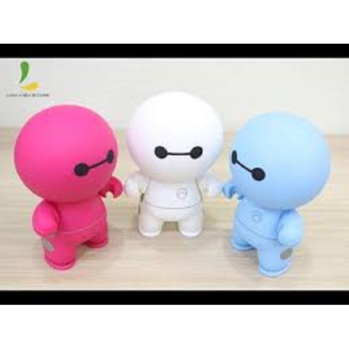 LOA BLUETOOTH ROBOT MINI BAYMAX A9 HOT