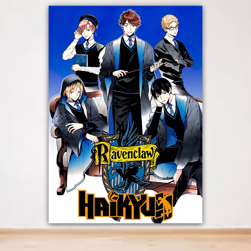 Tranh Dán Tường Áp Phích Anime Haikyuu Decal Poster Trang Trí Phòng Ngủ Phòng Làm Việc Khổ A3