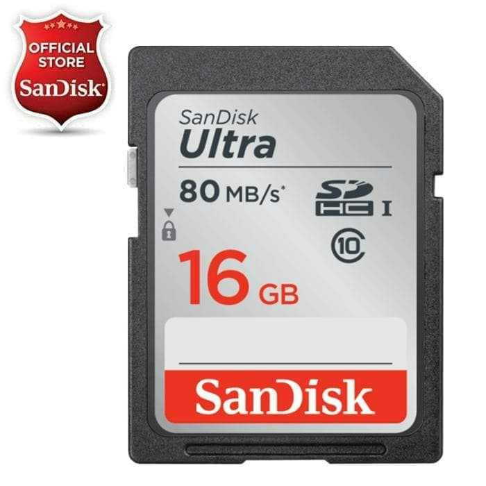 Thẻ Nhớ Guaranteed Sandisk Ultra Sdhc 80mb / S Class 10 (16Gb)