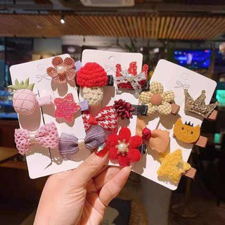 Kẹp Tóc Hình Hoa Quả, Kẹp Nơ Đáng Yêu Cho Bé Gái