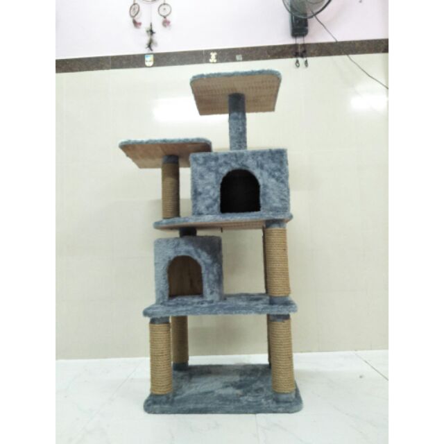 CAT TREE - TRỤ CÀO MÓNG - NHÀ CÂY CHO MÈO A10