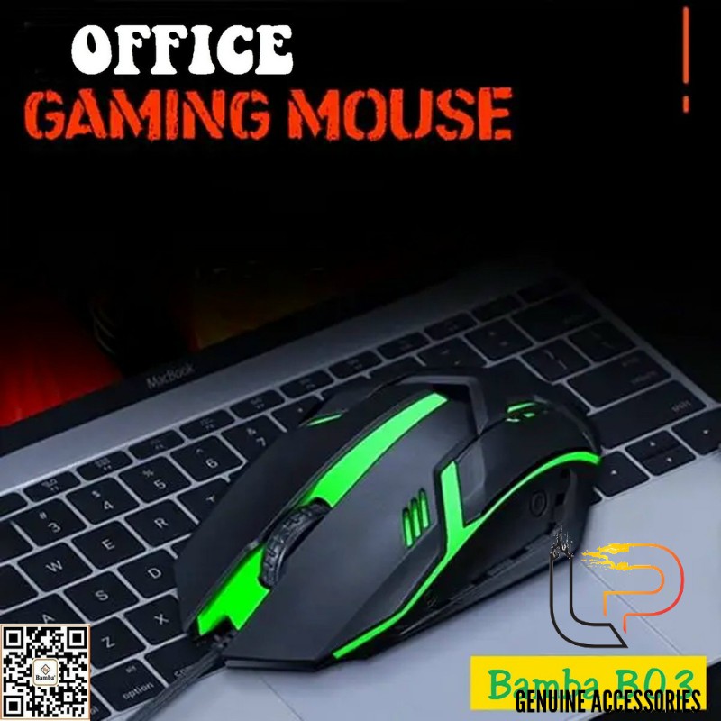 CHUỘT QUANG LED BAMBA B03 - MOUSE BAMBA B03 CHUYÊN GAME LED