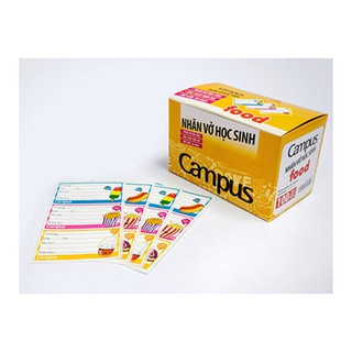 Nhãn vở Campus NT- Food18 ( 12 Chiếc)
