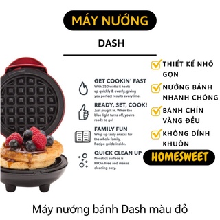 [Có Sẵn] Máy Nướng Bánh - Máy Làm Bánh Crepe Tổ Ong Dash Chống Dính Cao Cấp 8409