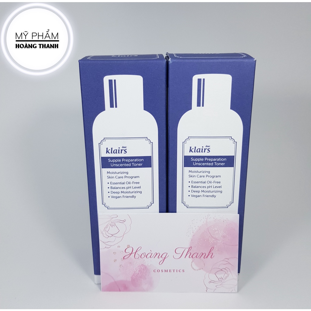 Nước Hoa Hồng Dear Klairs Supple Preparation Facial Toner 180ml Không Mùi Có Mùi