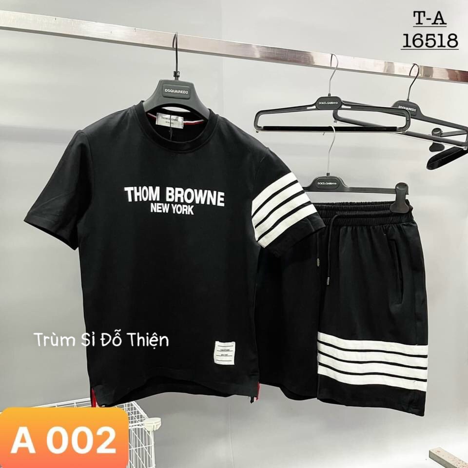 Đồ Bộ UNISEX Mặc Nhà - Trùm sỉ Đỗ Thiện - In Chữ THOM BROWNE
