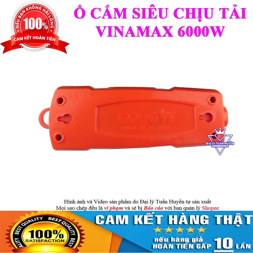 [GIÁ HỦY DIỆT] Ổ cắm rời siêu chịu tải 8000W - VINAMAX