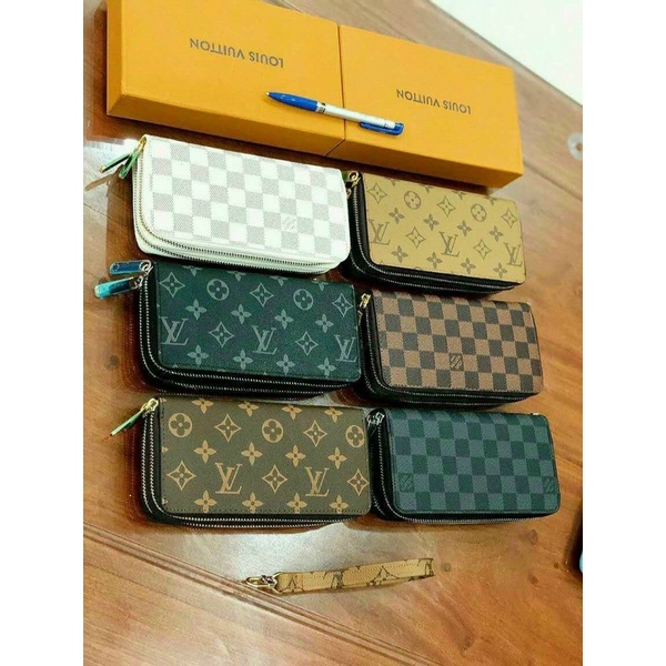 🥇Ví LV 1 &amp; 2 khoá kéo - 20x10cm - Bản VIP [Fullbox]