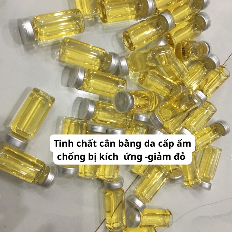 tinh chất giúp cân bằng da không bị kích ứng -giảm đỏ ,cấp ẩm trắng da .sẽ khít chân lông .