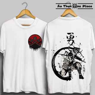 ⚡️FREESHIP⚡️Áo Thun In Hình Samurai Nhật Bản Cực Ngầu 2 Mẫu Trắng Đen - Áo Thun Samurai