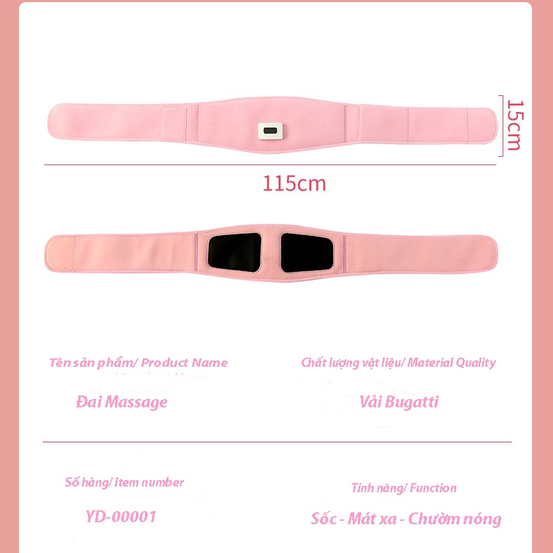 Máy Massage Bụng Đa Năng⚡⚡Đai Massage Giảm Mỡ Bụng Nhanh Chóng Hiệu Quả