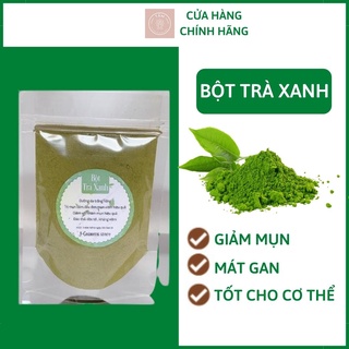 Bột trà xanh nguyên chất sấy lạnh handmade 100g