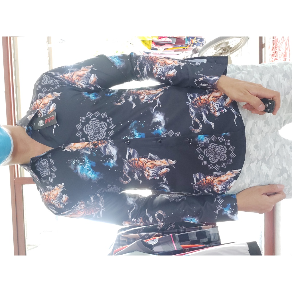 ÁO SƠ MI NAM DÀI TAY (HOA VĂN)