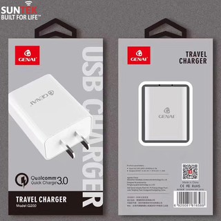 Adapter Sạc Quick Charge 3.0 Genai Q200
