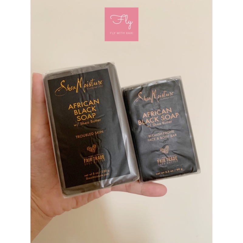 Xà bông_xà phòng đen Châu Phi giảm mụn lưng AFRICAN BLACK SOAP BAR SOAP