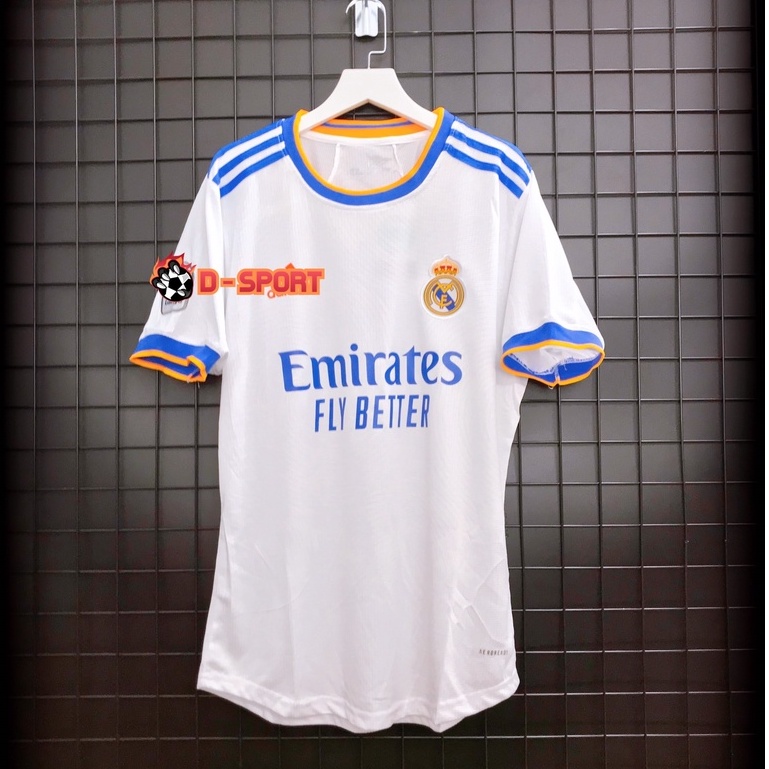 Quần Áo Bóng Đá CLB Real Madrid Home 20/21 - Hàng Vải Mè Thái Cao Cấp