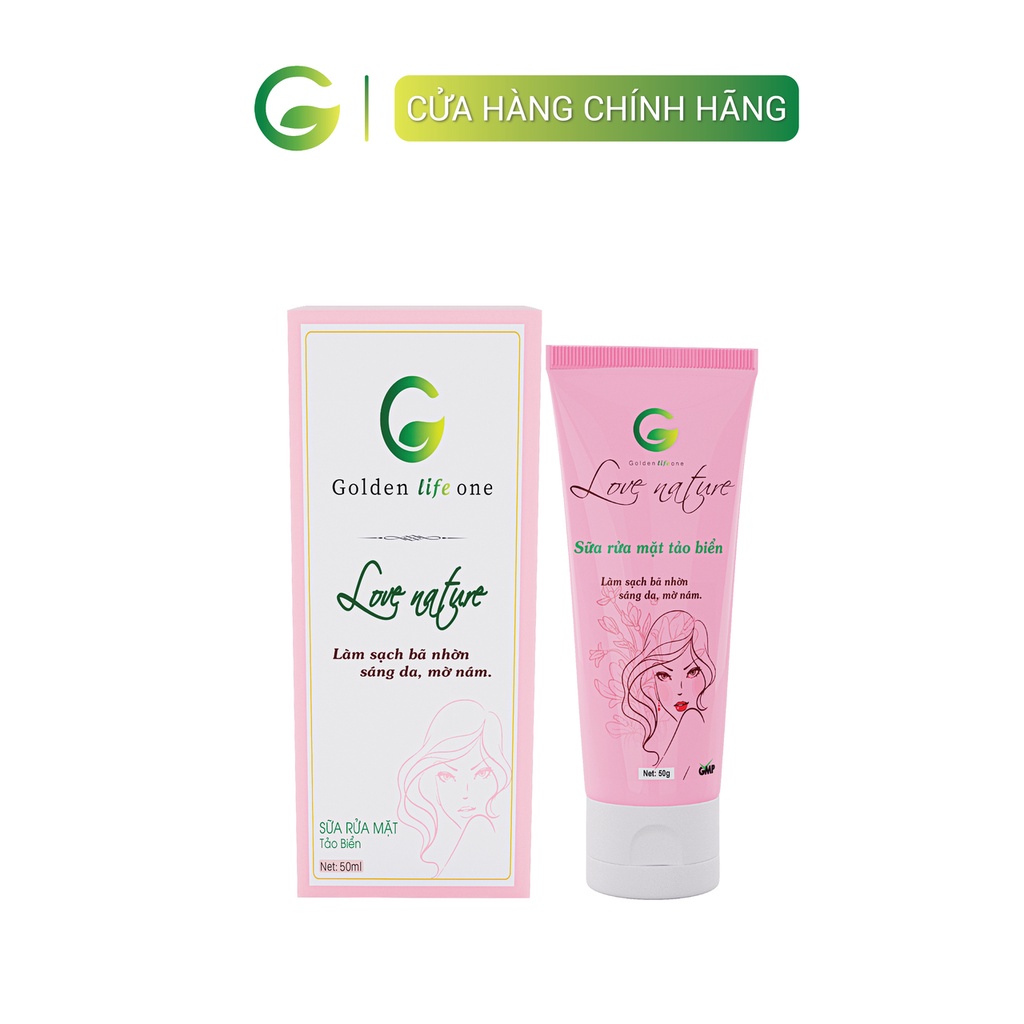 Sữa rửa mặt Love Nature dịu nhẹ giúp làm sạch sâu 50ml