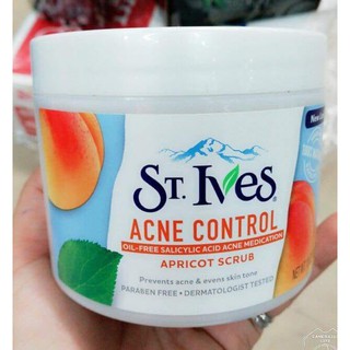 Tẩy tế bào chết da mặt & toàn thân St Ives Apricot Scrub Fresh Mỹ 283g