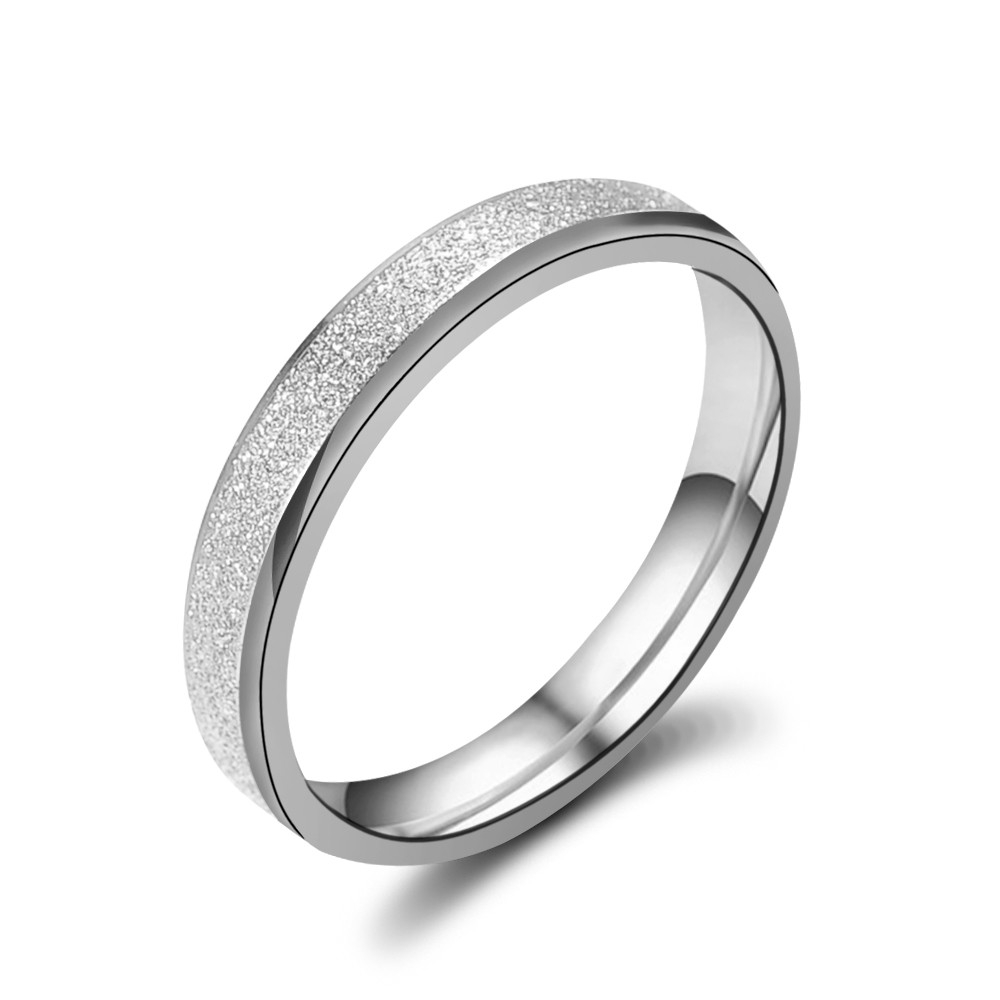 Nhẫn đeo ngón tay phong cách retro đơn giản và lãng mạn cho cặp đôi