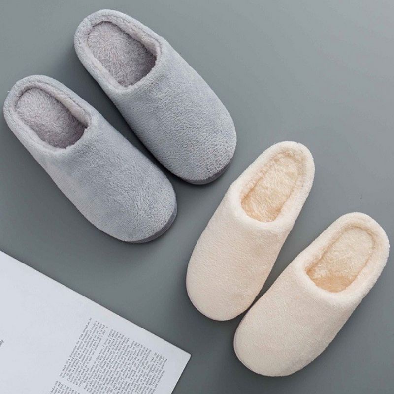 Dép bông phong cách Hàn Quốc/dép đi trong nhà/đi dạo phố xinh xỉu