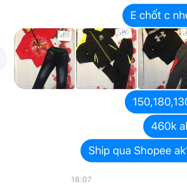 Set bộ thể thao cho zai 2019
