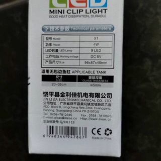Đèn led kẹp mini
