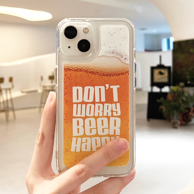 Ốp Điện Thoại DecoPhone Acrylic tpu Mềm Trong Suốt Hình Lon Bia Cho iphone 6s 7 8 plus x xs xr 11 12 13 14 15 max pro