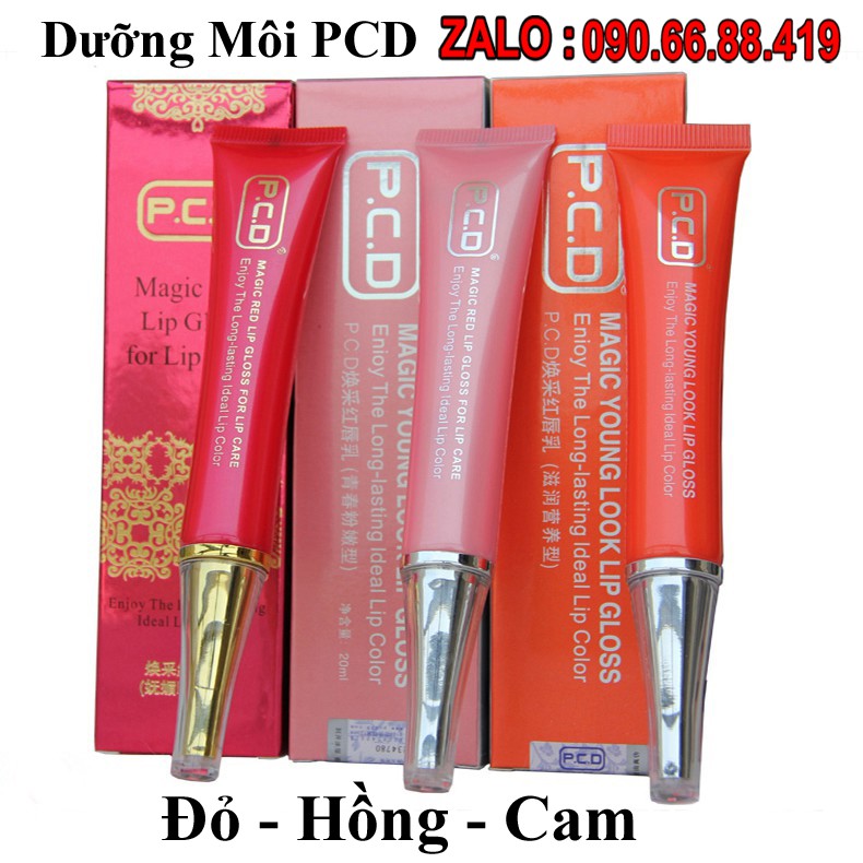 Dưỡng Kích màu Môi chính hãng PCD 20ml - Đỏ, Cam, Hồng