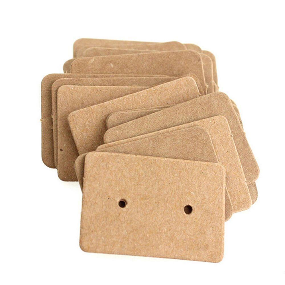 Thẻ Giấy Kraft Treo Khuyên Tai Trang Sức
