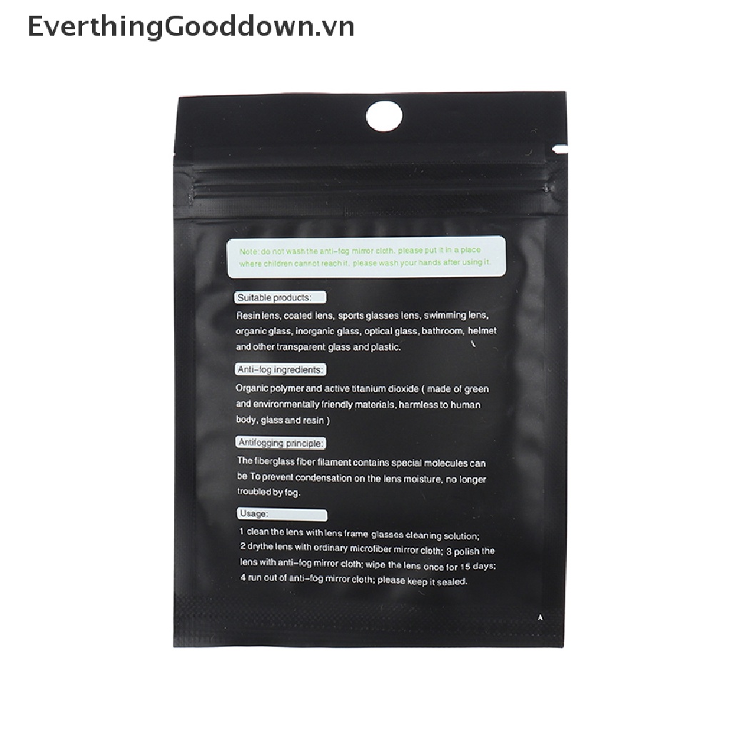 Everthinggooddown 5 / 10 Khăn Lau Kính Chống Sương Mù Có Thể Tái Sử Dụng