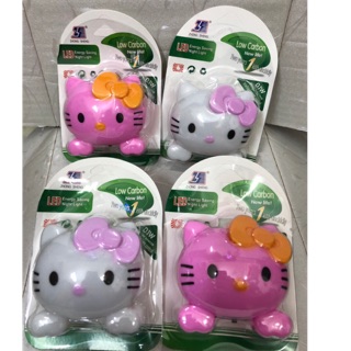 ĐÈN NGỦ LED HÌNH MÈO KITTY CÔNG TẮC SIÊU CUTE