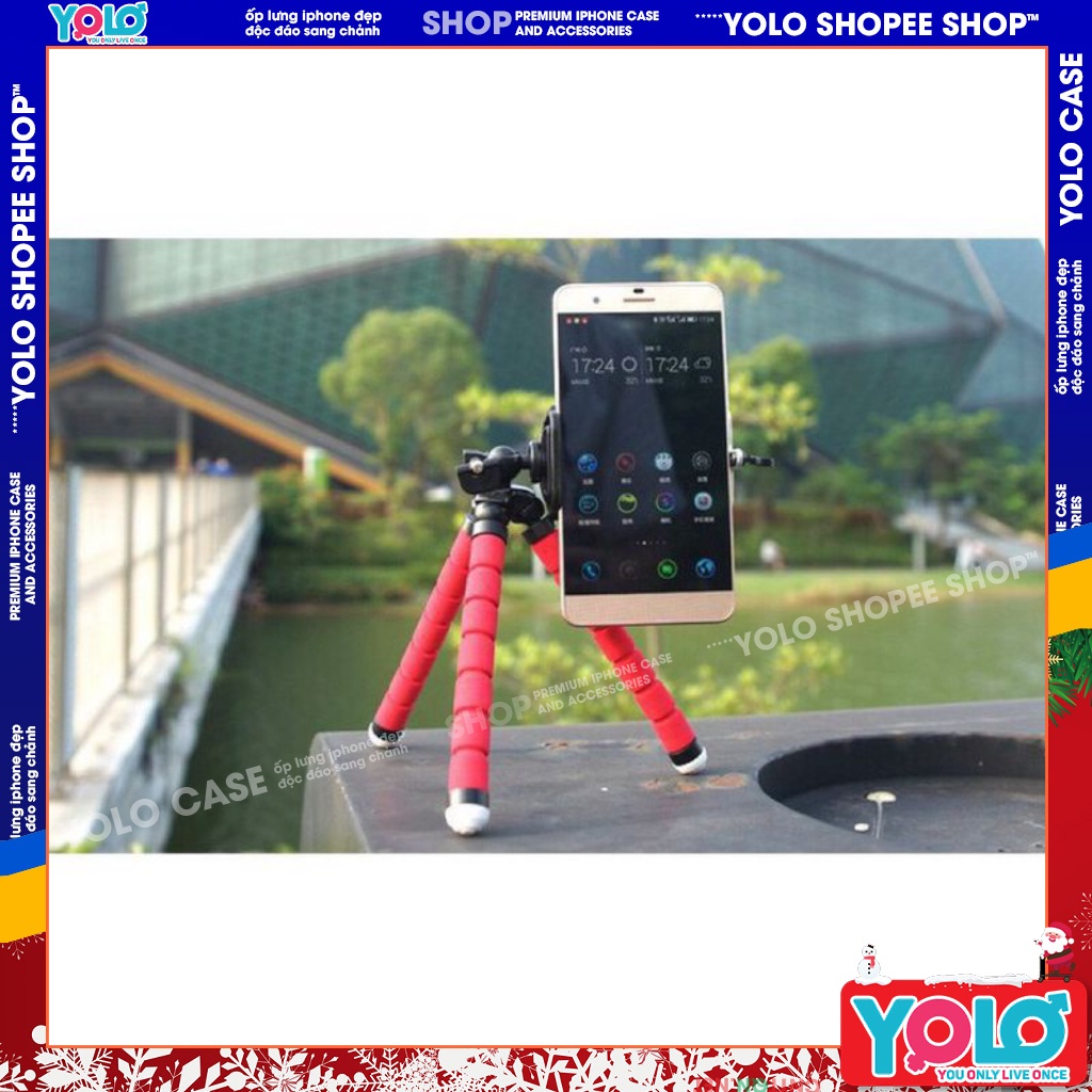 Kẹp Điện Thoại Bạch Tuộc 3 Chân Siêu tiện lợi tripod giá rẻ  [KEP-BACH-TUOC]