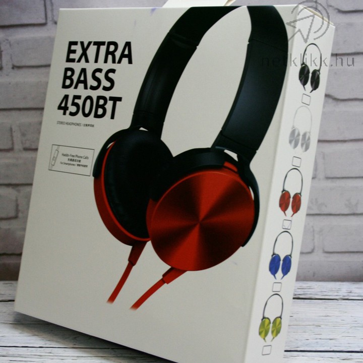 Tai Nghe Chụp Tai Chuyên Extra Bass XB450AP, Tai Nghe Chùm Đầu Có Micro, Dùng Cho Máy Tính Và Điện Thoại