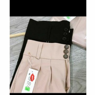 quần baggy cạp cao 3 cúc