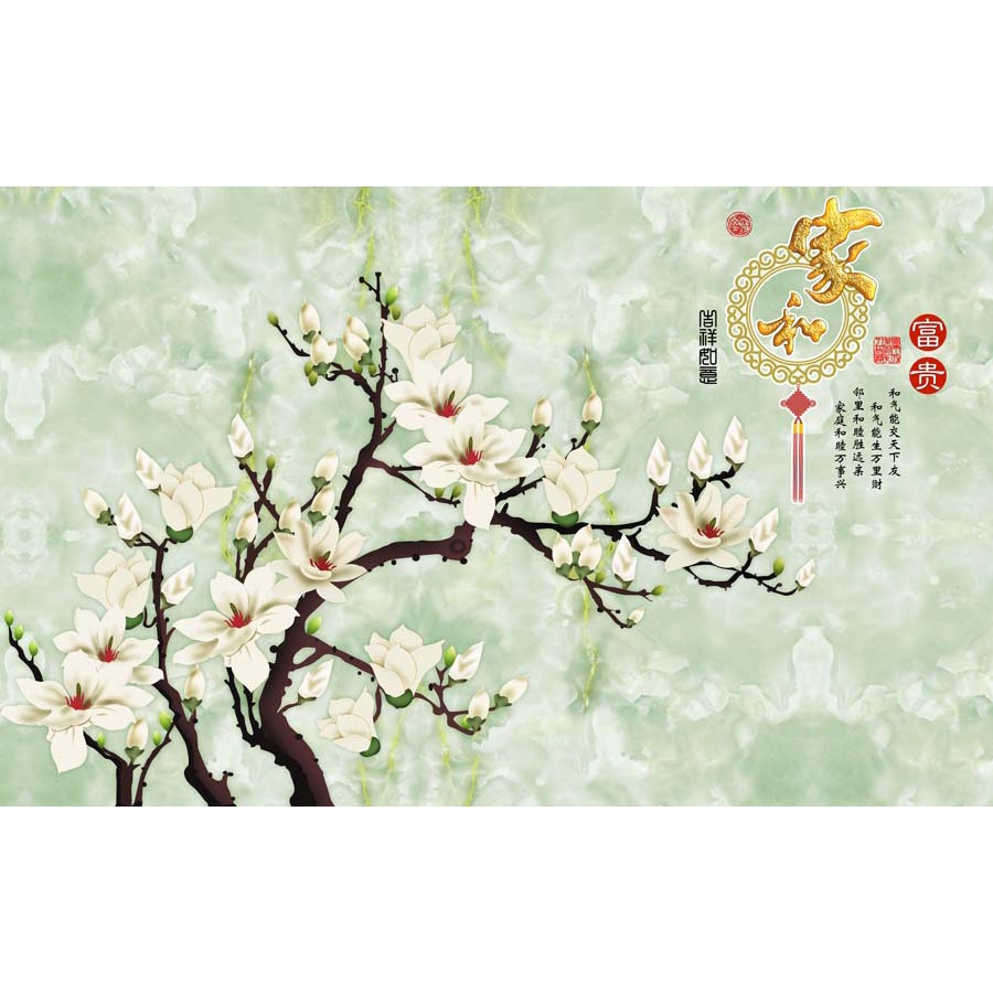 Tranh Dán Tường Phong Cách Đông Dương độc đáo, sáng tạo